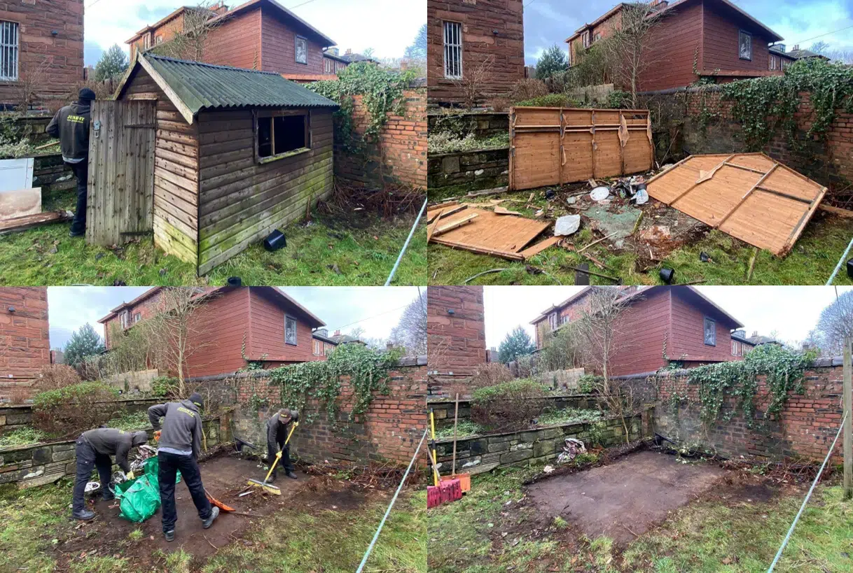 shed clearance, dismantle and disposal